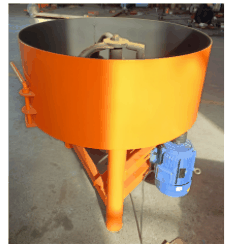 Malaxeur à pan JQ 350 (orange, 5,5 kW) — option budget