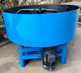 Malaxeur à pan JQ 500 (bleu, 7,5 kW) — configuration standard